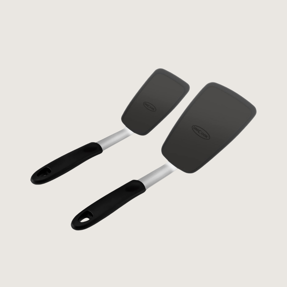 Flexible silicone spatulas